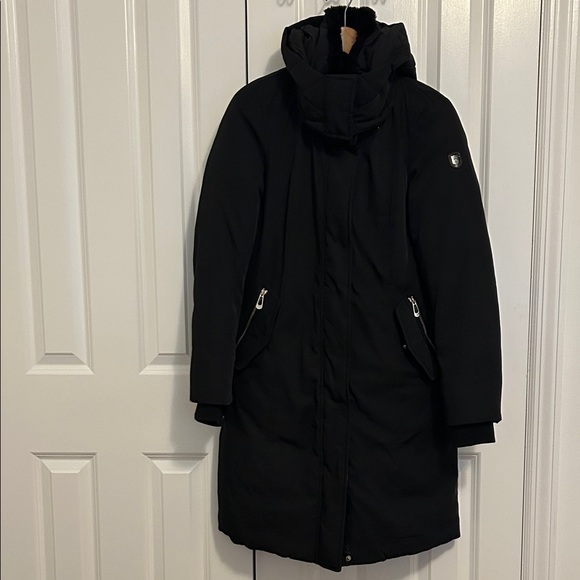 Noize Kristel Black Hooded Parka Winter Coat size S - Picture 2 of 12